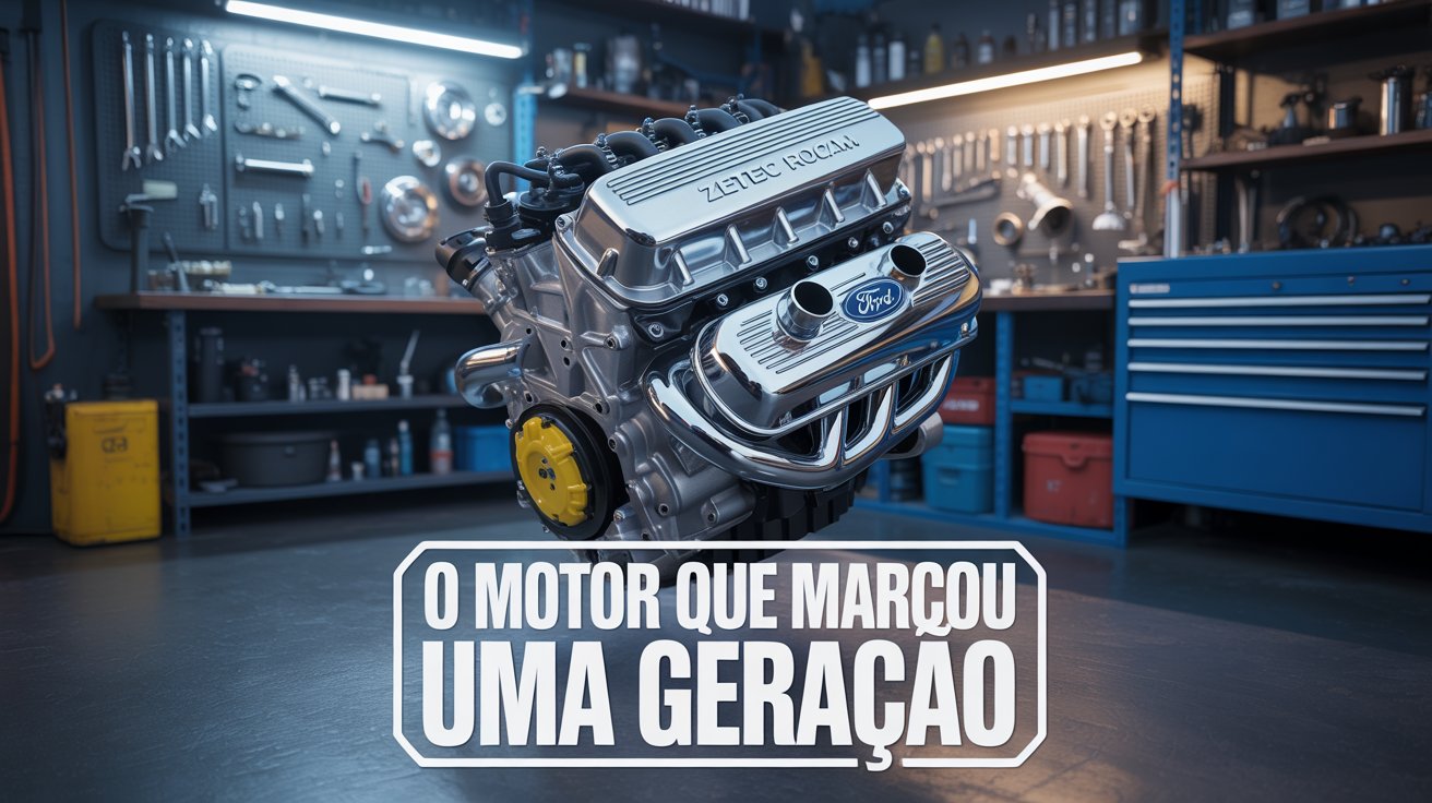 O Zetec Rocam marcou a Ford no Brasil com mais de 3 milhões de unidades, durabilidade acima de 300 mil km e manutenção simples.