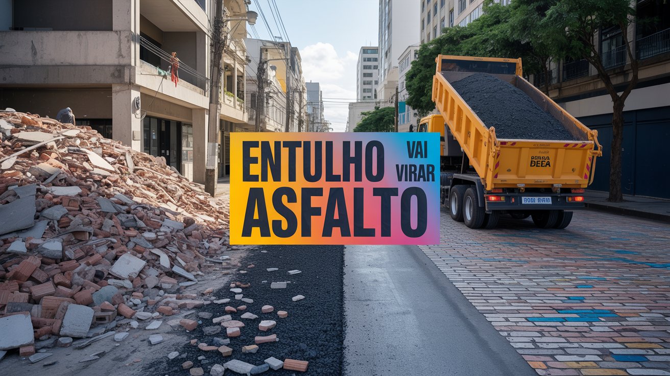 Nova lei propõe uso obrigatório de entulho reciclado em obras públicas de Porto Alegre, incentivando sustentabilidade e economia circular.