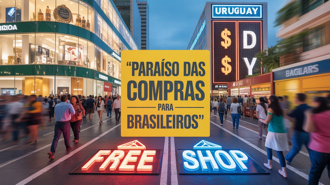 Free shops no Uruguai atraem brasileiros com preços baixos, produtos originais e garantia, tornando Rivera e Río Branco novos destinos de compras.