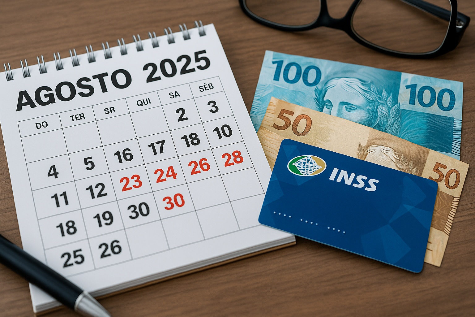 Calendário INSS 2025: aposentados e pensionistas começam a receber pagamentos de agosto a partir do dia 25 — confira todas as datas por número do benefício e valor da renda