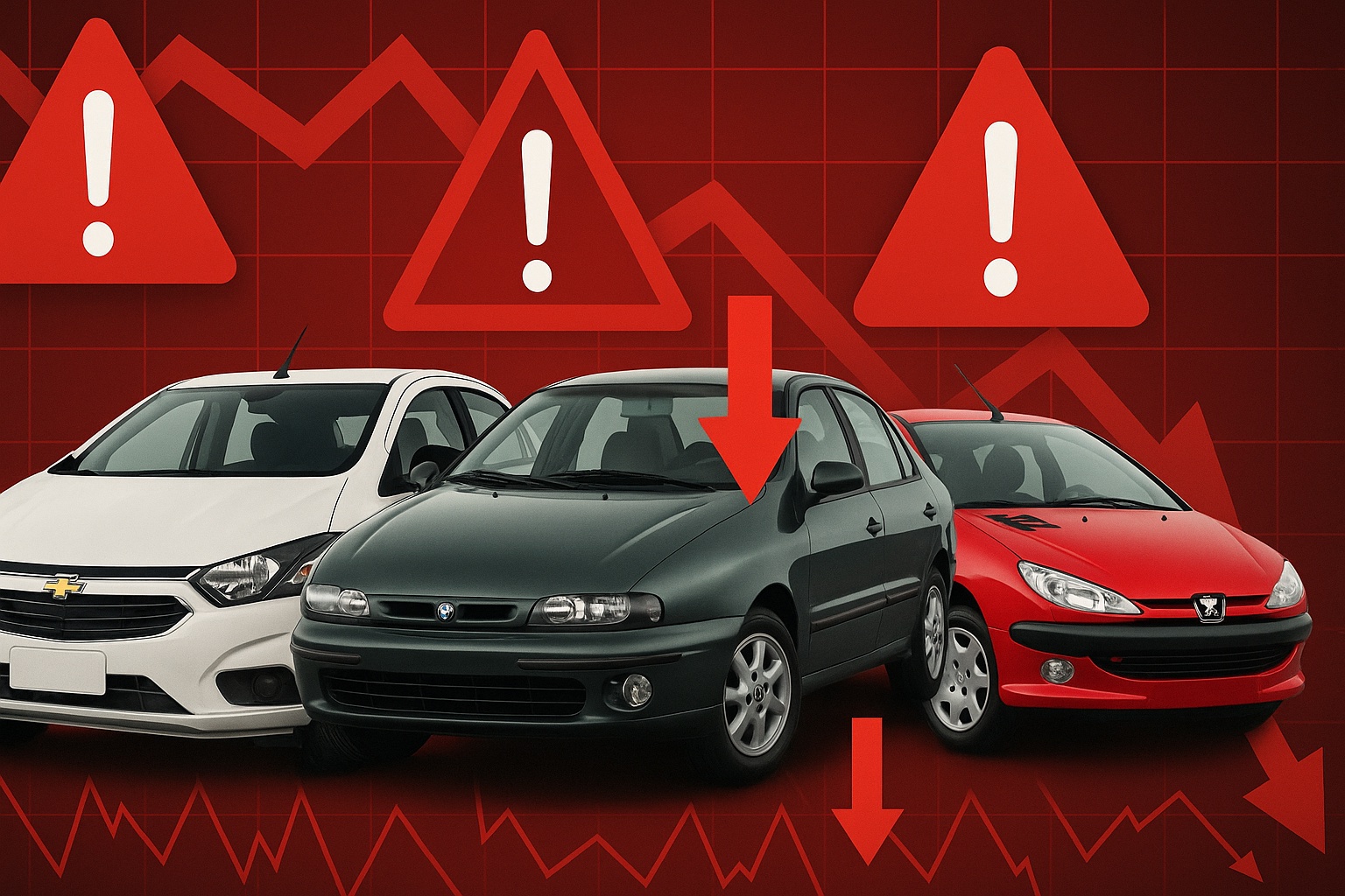 Cinco carros que despencaram nas vendas depois de revelados defeitos recorrentes