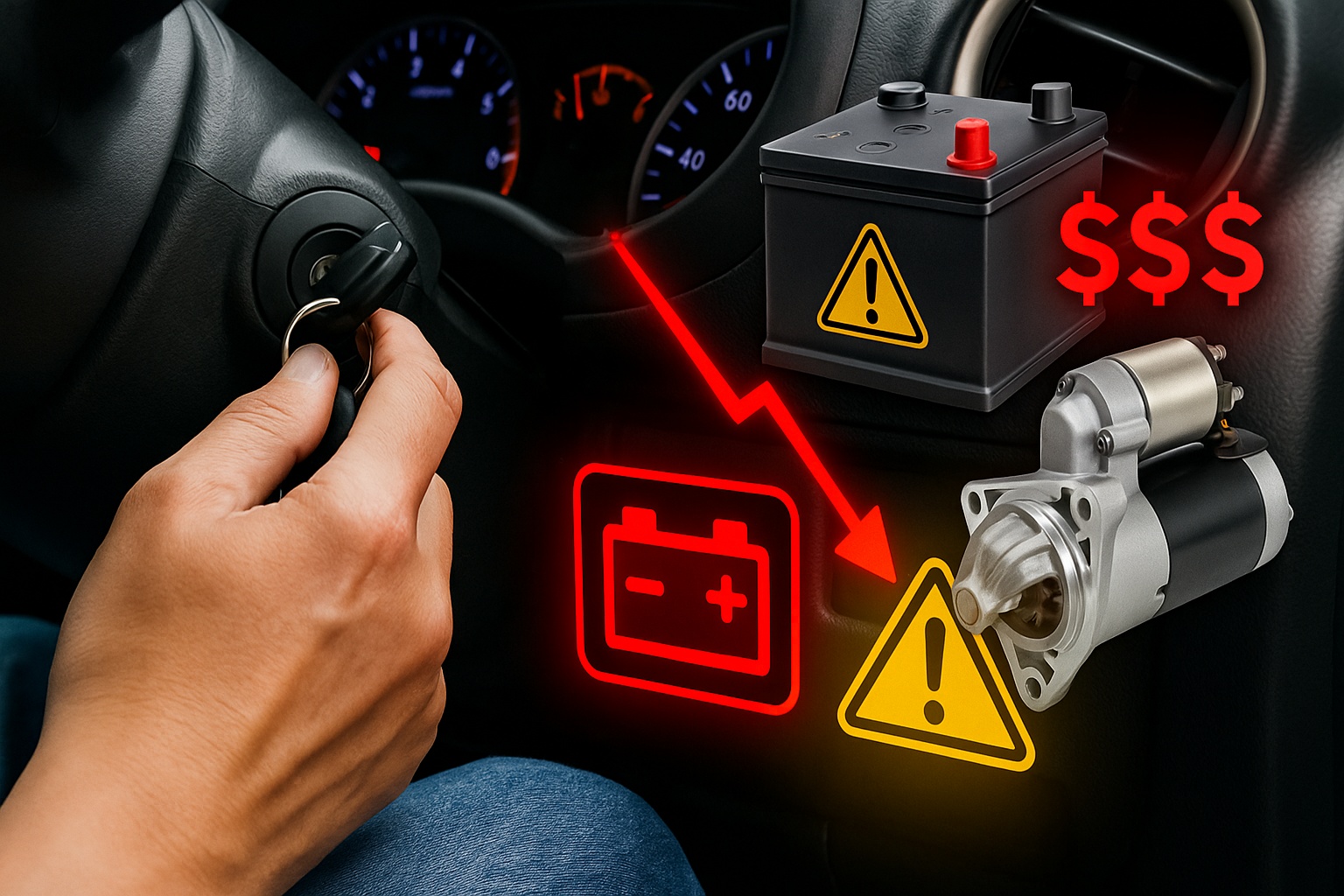 Erro ao dar partida pode acabar com a bateria e o motor de arranque em poucos meses — saiba o passo a passo correto para evitar gastos de até R$ 3 mil