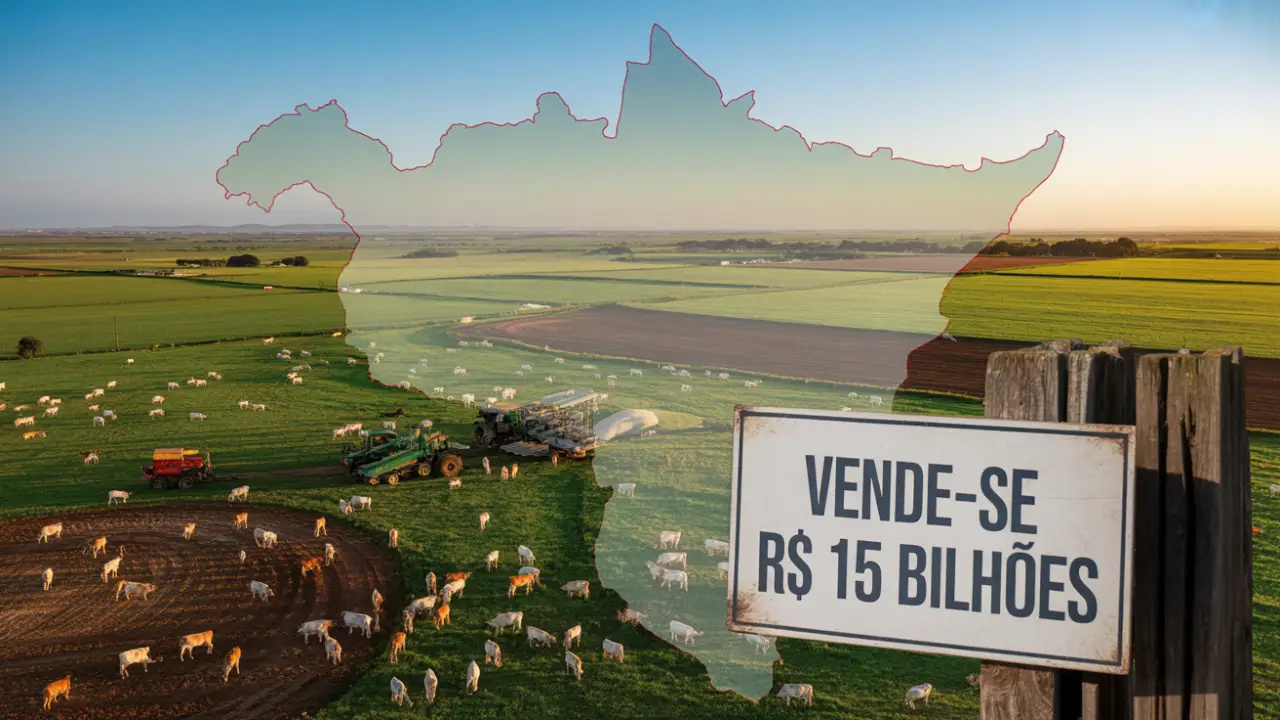 A fazenda mais cara da história do Brasil: um gigante quase do tamanho do Rio de Janeiro urbano  por R$ 15 bilhões, vale mais que empresas da bolsa e surpreende o mercado