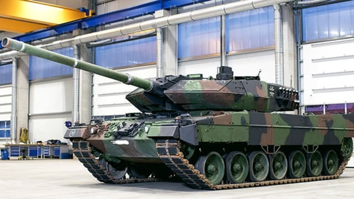 O antigo tanque Leopard 1 da FFG, mostrado como uma imagem representativa.