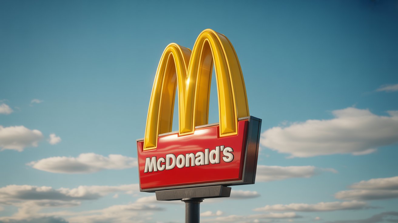 McDonald’s nos EUA com poucas pessoas e cardápio com preços elevados.