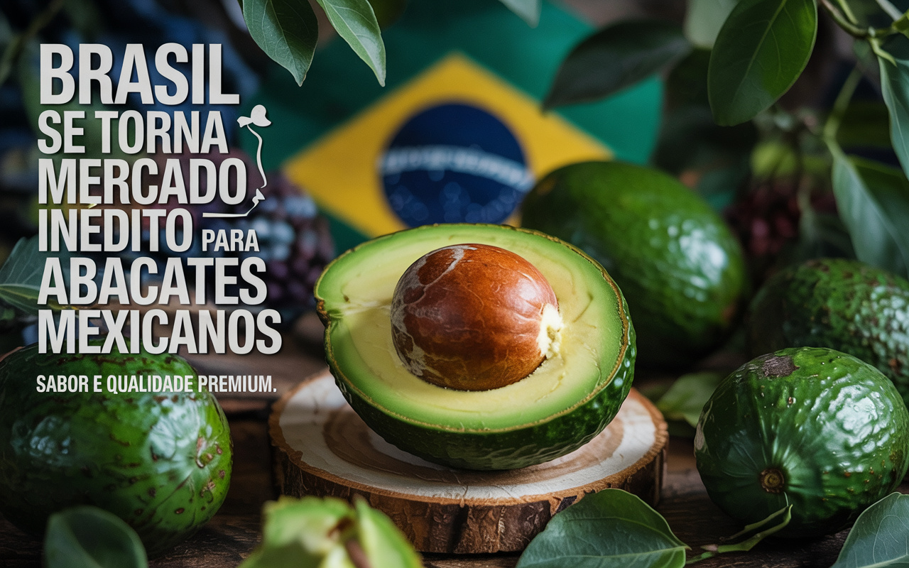 Brasil se torna mercado inédito para abacate do México em 2025 — acordo sanitário derruba barreiras e abre caminho para frutas premium nos supermercados brasileiros