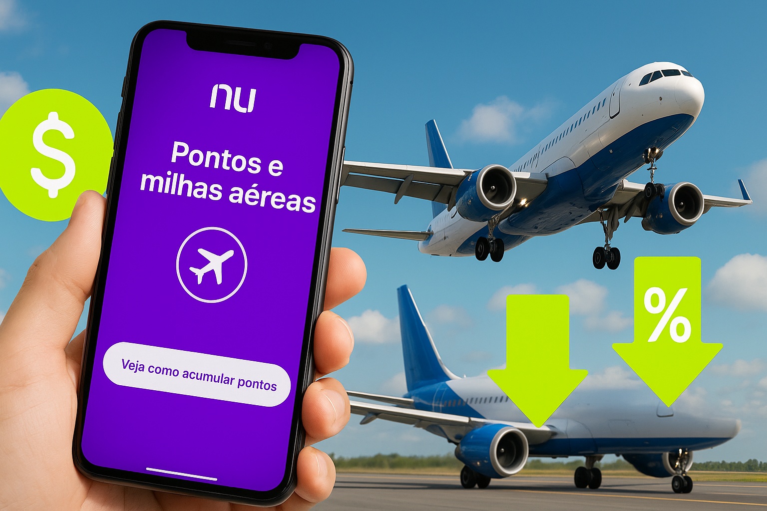 Nubank possui recurso pouco explorado que ajuda brasileiros a pagar menos por passagens aéreas;