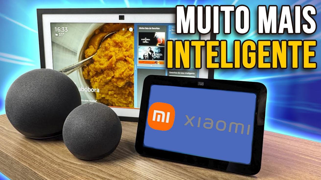 Xiaomi lança Smart Home Screen 8 com câmera PTZ 3K, rotação 360°, visão noturna e assistente Super Xiao AI para casas conectadas.