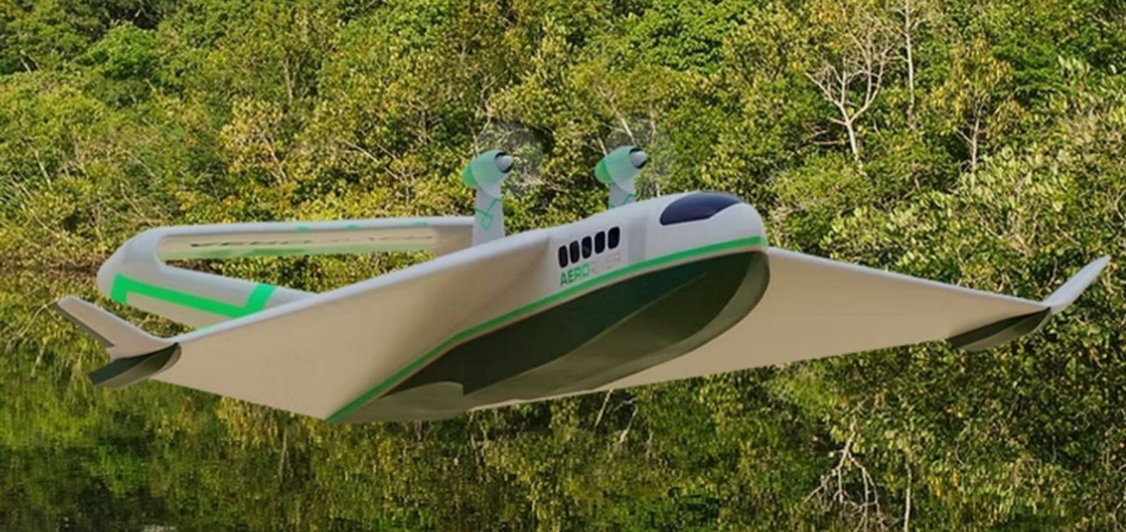 Barco voador, Volitan, Amazônia