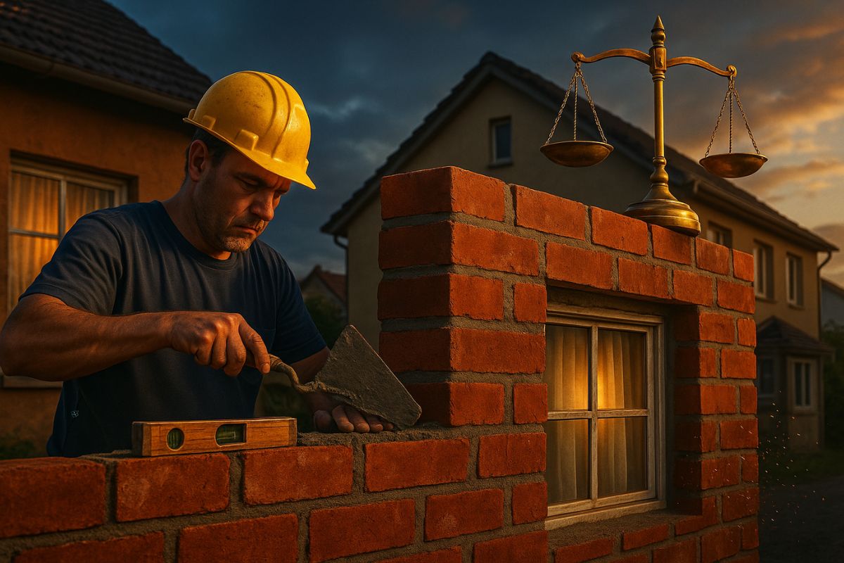 Código Civil permite erguer muro que tampa janela irregular do vizinho, mesmo após anos, explica Cíntia Brunelli; veja prazos e distâncias legais