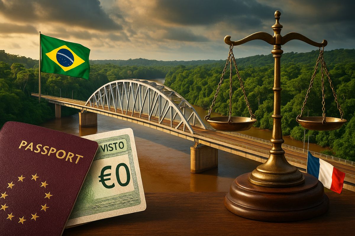 França na Amazônia: maior fronteira “da França” é com o Brasil