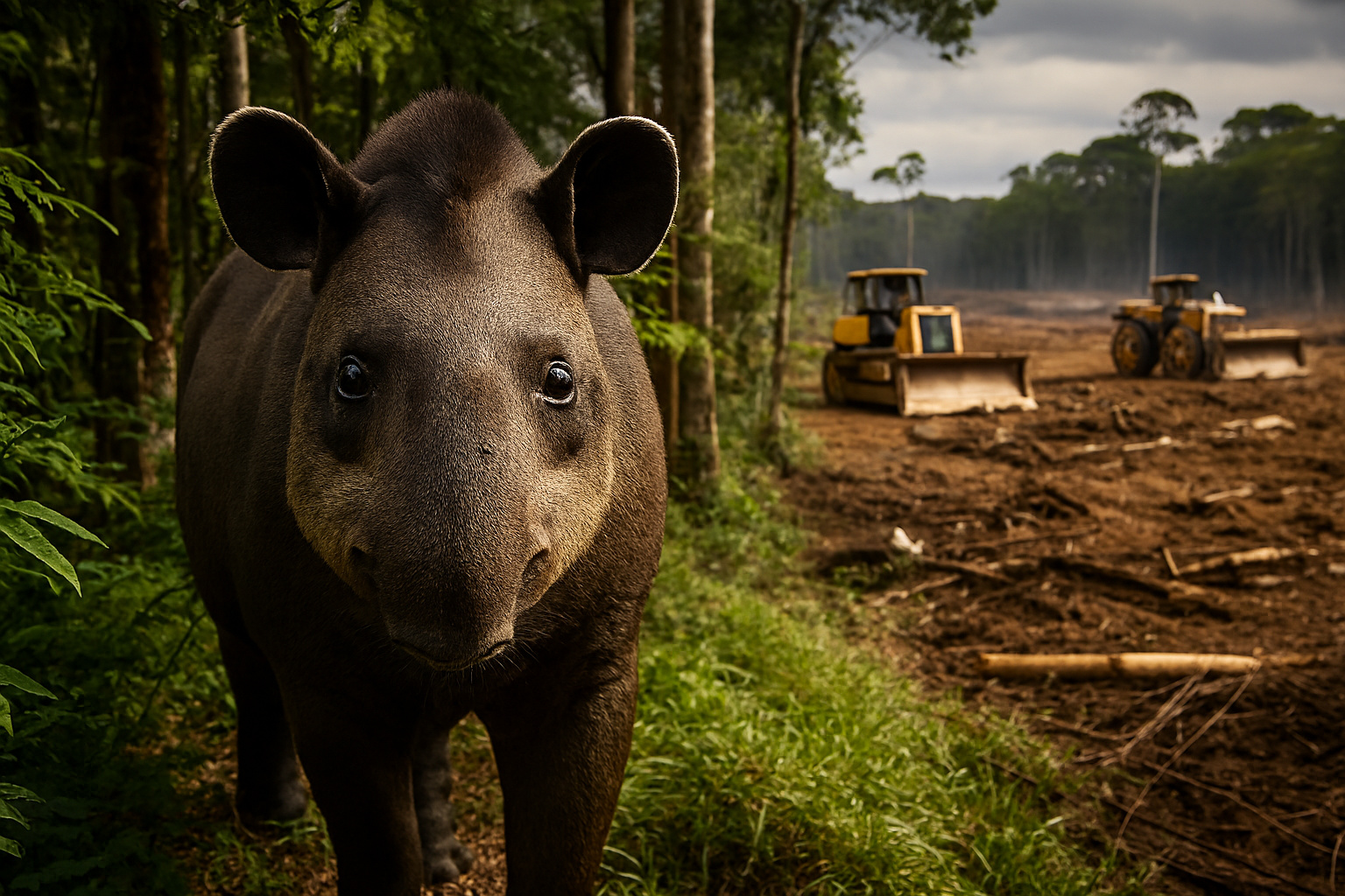 Anta, o maior mamífero terrestre do Brasil, corre risco de desaparecer por causa do avanço agropecuário e da destruição do habitat natural