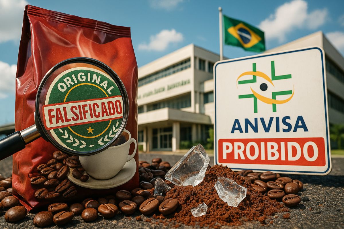 Anvisa proíbe café Câmara após fraude no uso do selo da Abic; irregularidades expõem riscos à pureza do produto e à confiança do consumidor.