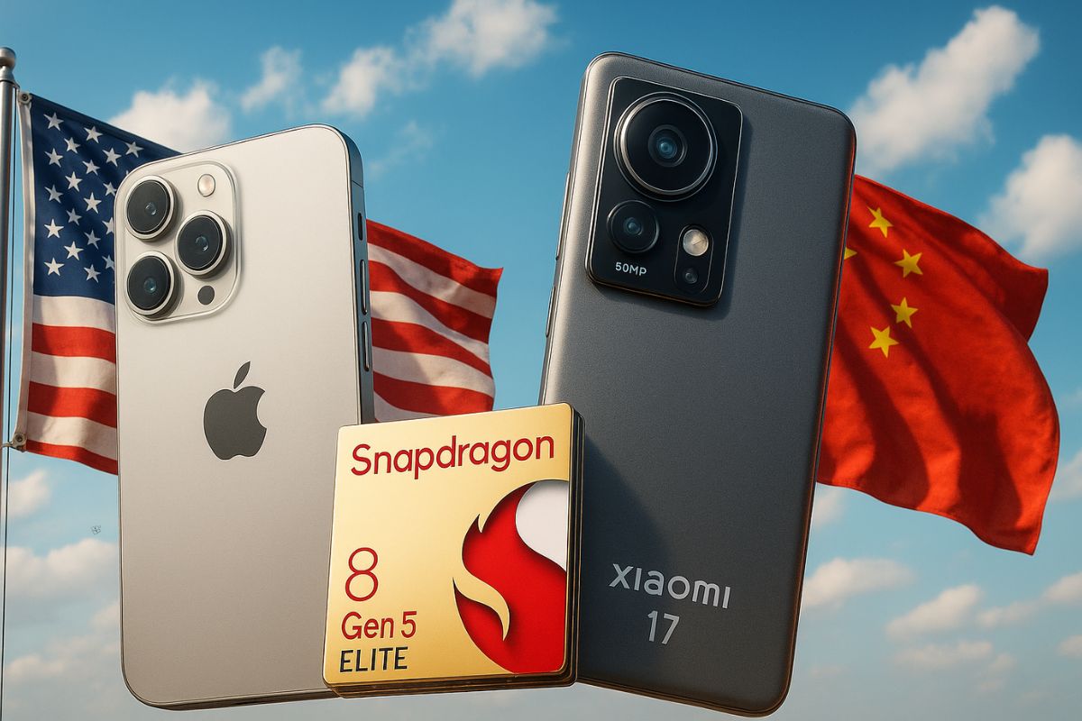 Xiaomi 17 desafia a Apple com Snapdragon 8 Elite Gen 5, tela de 120Hz e preços competitivos, buscando espaço no mercado premium global.