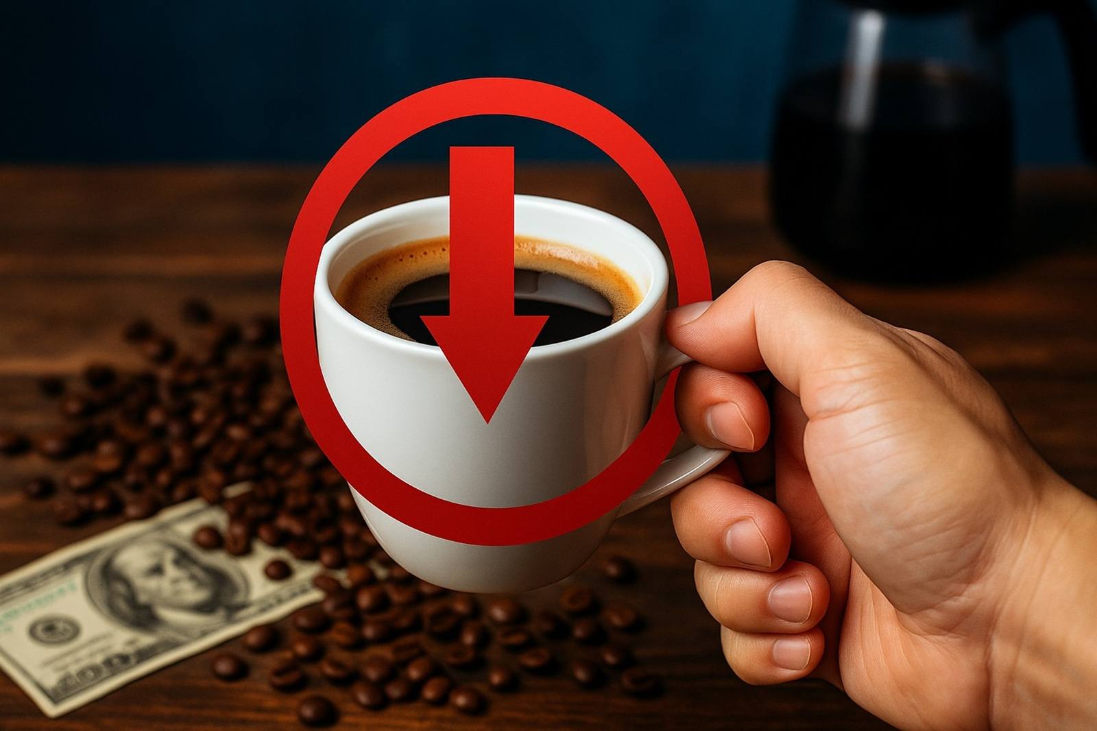 Estudo revela queda no consumo de café no Brasil em 2025: 24% reduziram ingestão, cafeterias esvaziam e atacarejos conquistam mais consumidores.
