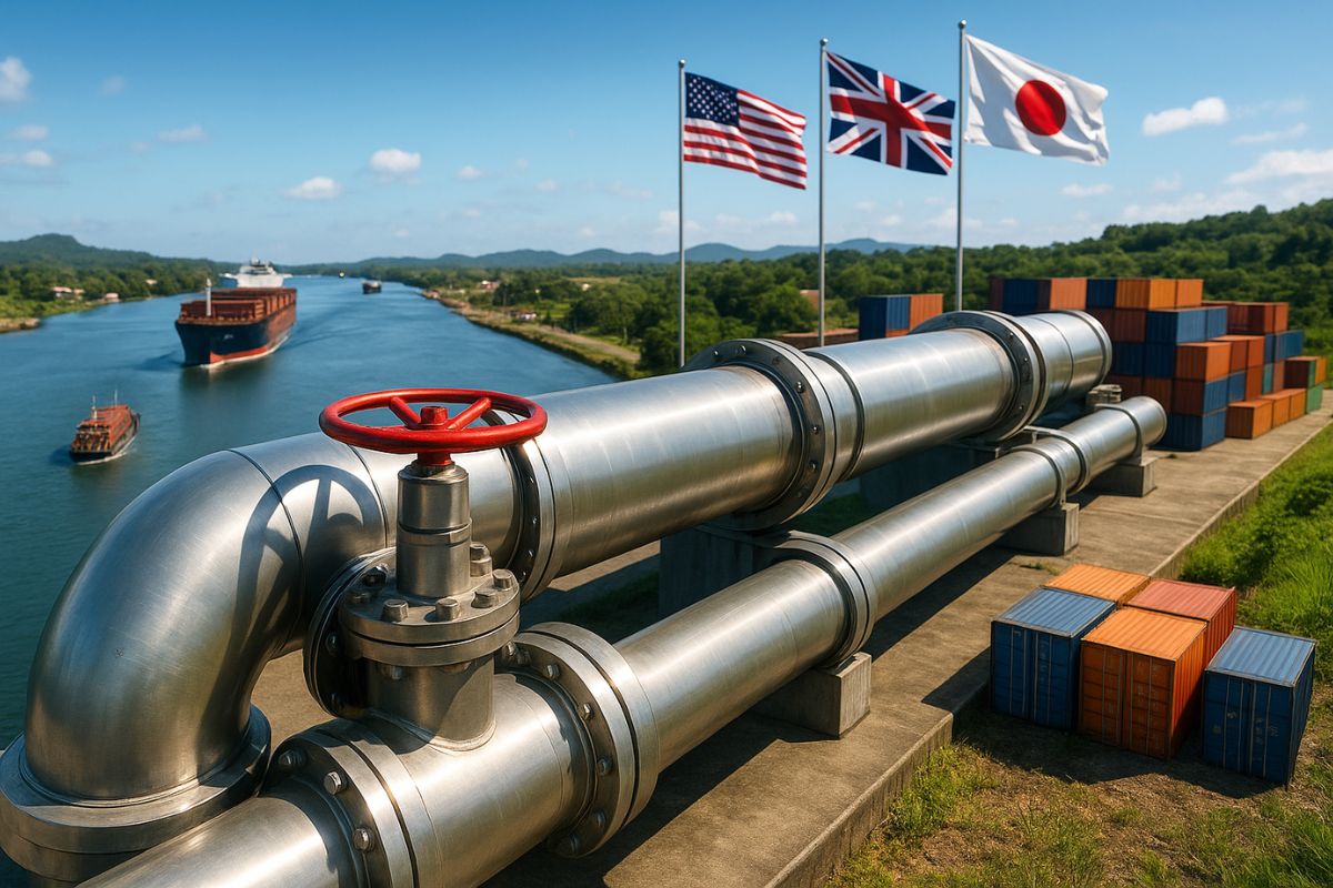 O gasoduto do Canal do Panamá para transporte de GLP atrai Exxon, Shell e Mitsubishi em disputa bilionária que pode mudar a logística energética global.