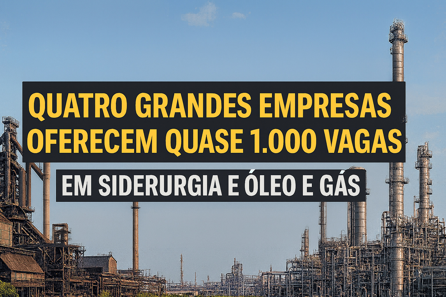 Vagas; Oportunidades; Óleo; Gás