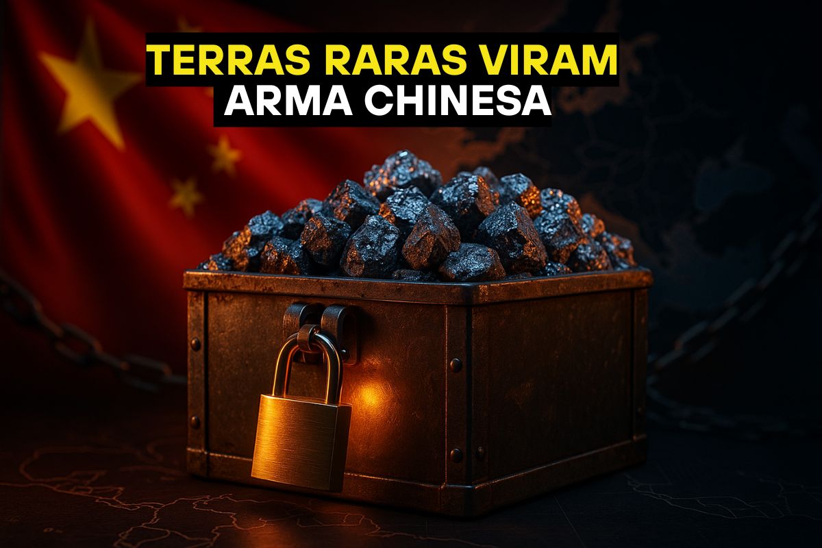 China restringe exportações de terras raras e expõe vulnerabilidade de Europa e EUA