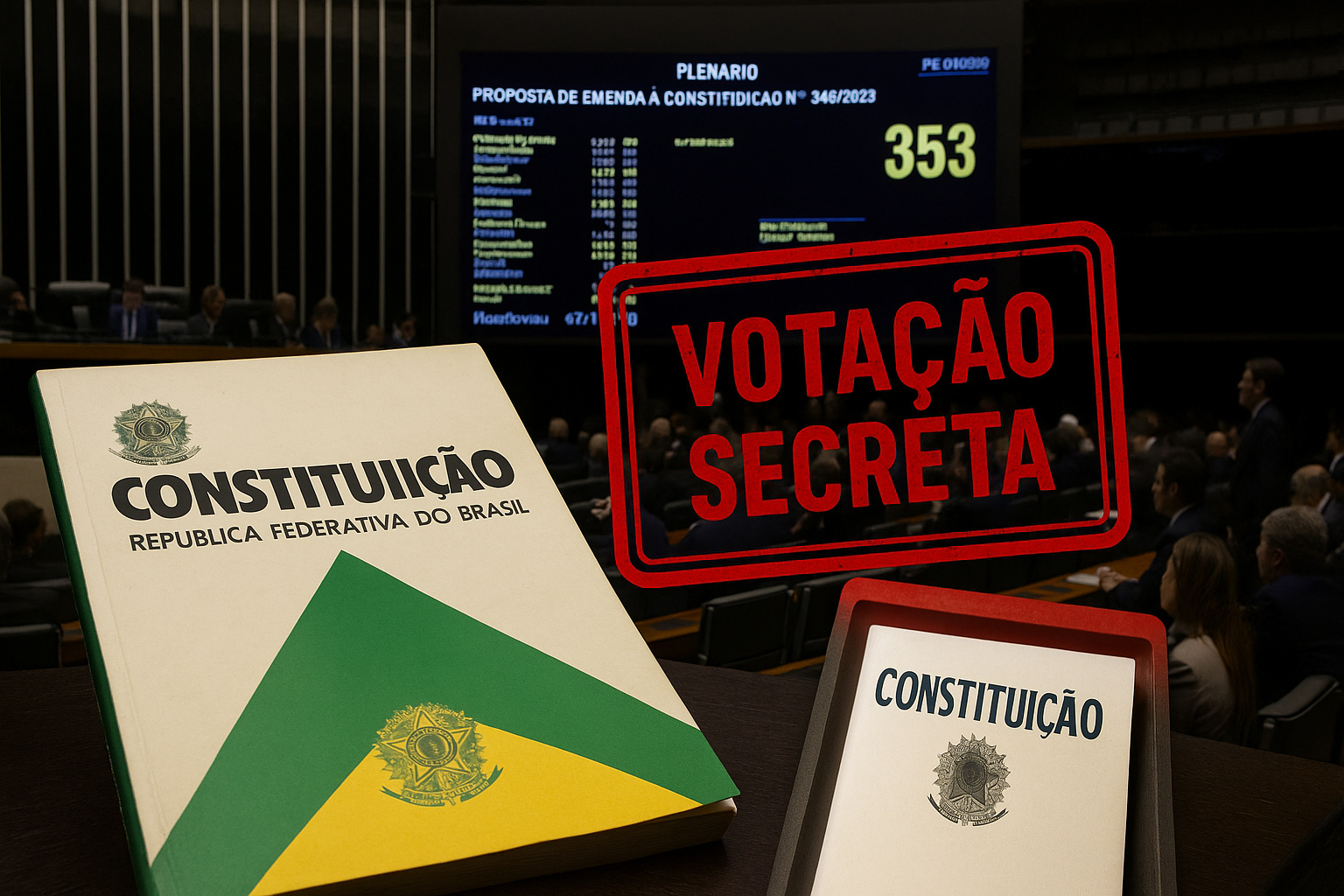Com 353 votos, Câmara aprova PEC da Blindagem que dificulta ações penais contra políticos — votação secreta permitirá que deputados e senadores decidam se podem ser investigados