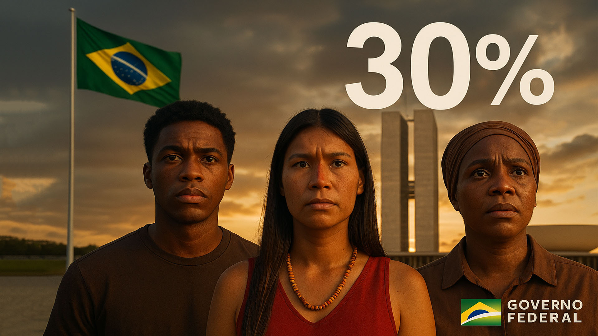 Com a chegada da Lei 15.142 2025, pessoas pretas ou pardas, indígenas e quilombolas passam a ter direito em 30% das vagas para concursos e seleções do serviço público federal