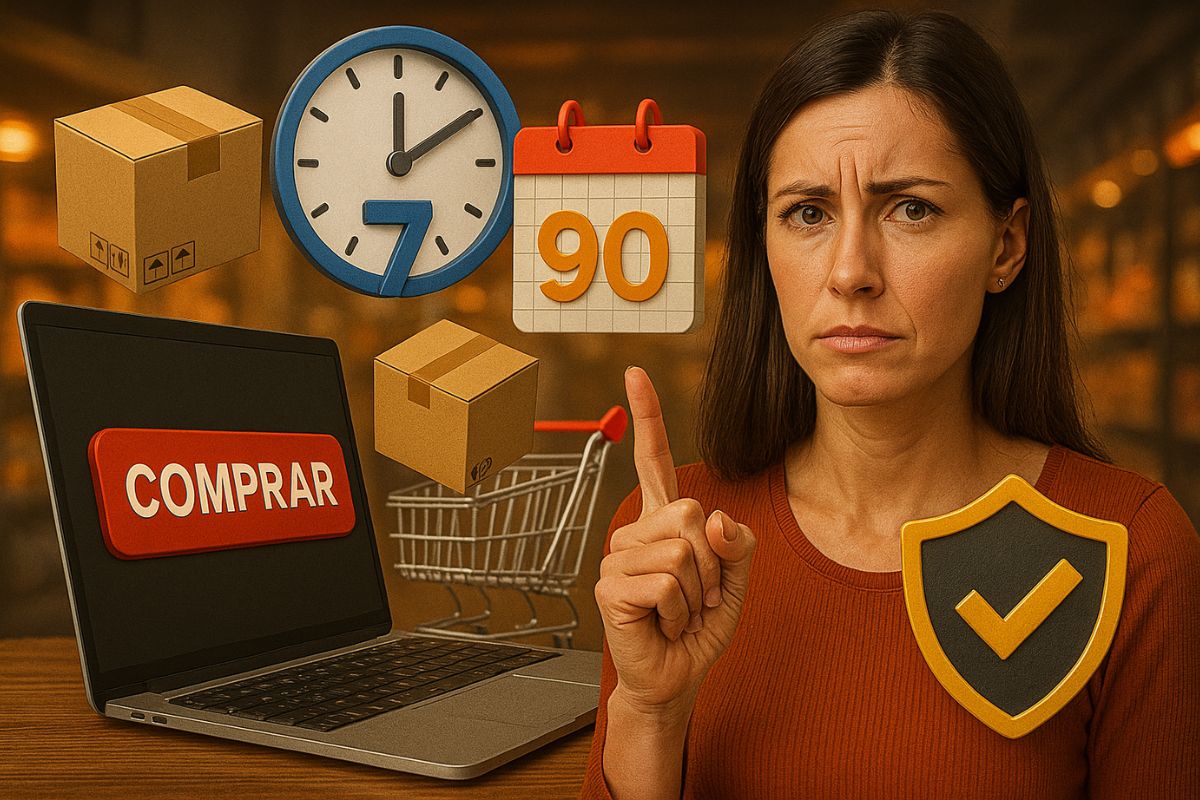 Compras online em 2025: consumidores têm 7 dias para arrependimento e até 90 dias de garantia obrigatória