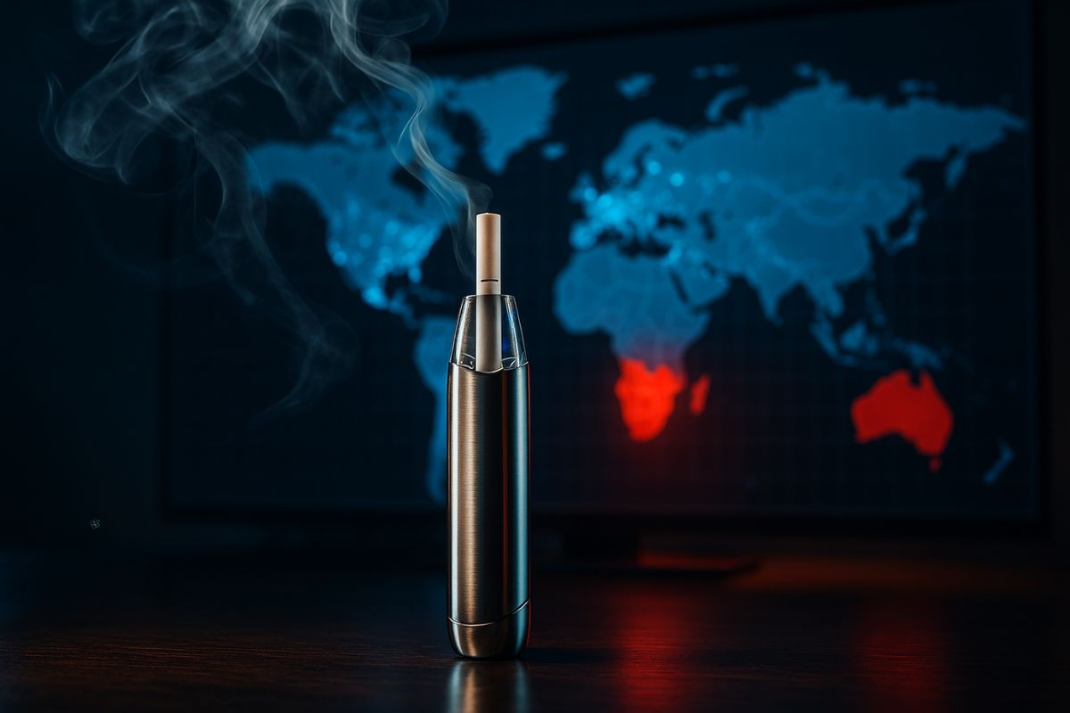 O avanço do tabaco do futuro em 95 países contrasta com a posição do Brasil, onde a Anvisa mantém a proibição, alimentando o contrabando e resultando em perda de arrecadação bilionária, em meio a um debate global sobre saúde e economia.