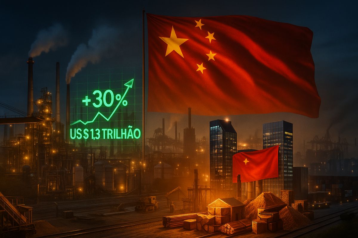 China adiciona US$ 1,13 trilhão à indústria em 5 anos e responde por 30% do crescimento global, consolidando 15º ano como maior fabricante mundial