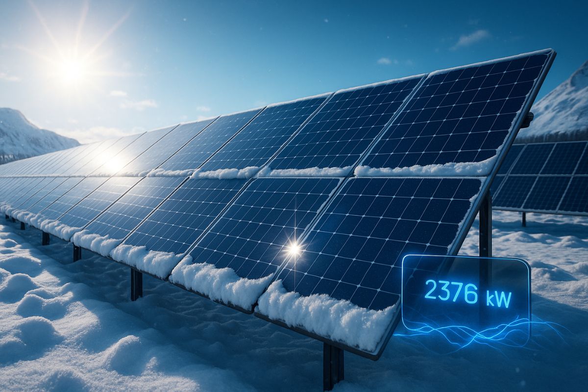 Estudo da EnergySage mostra que painéis solares funcionam mesmo sob neve e frio intenso, garantindo economia e sustentabilidade em países frios.