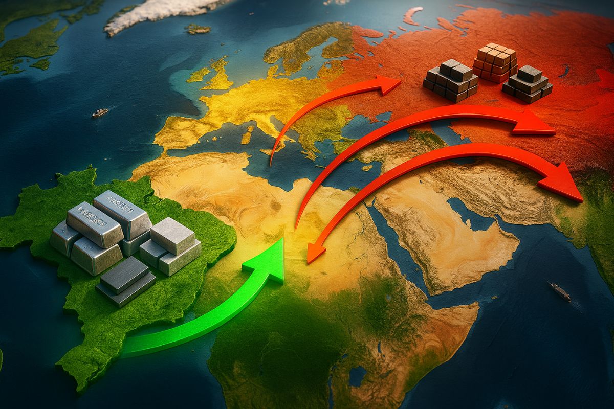 Europa depende de terras raras da China, mas o Brasil guarda minerais estratégicos como urânio que podem reduzir riscos e reposicionar cadeias globais