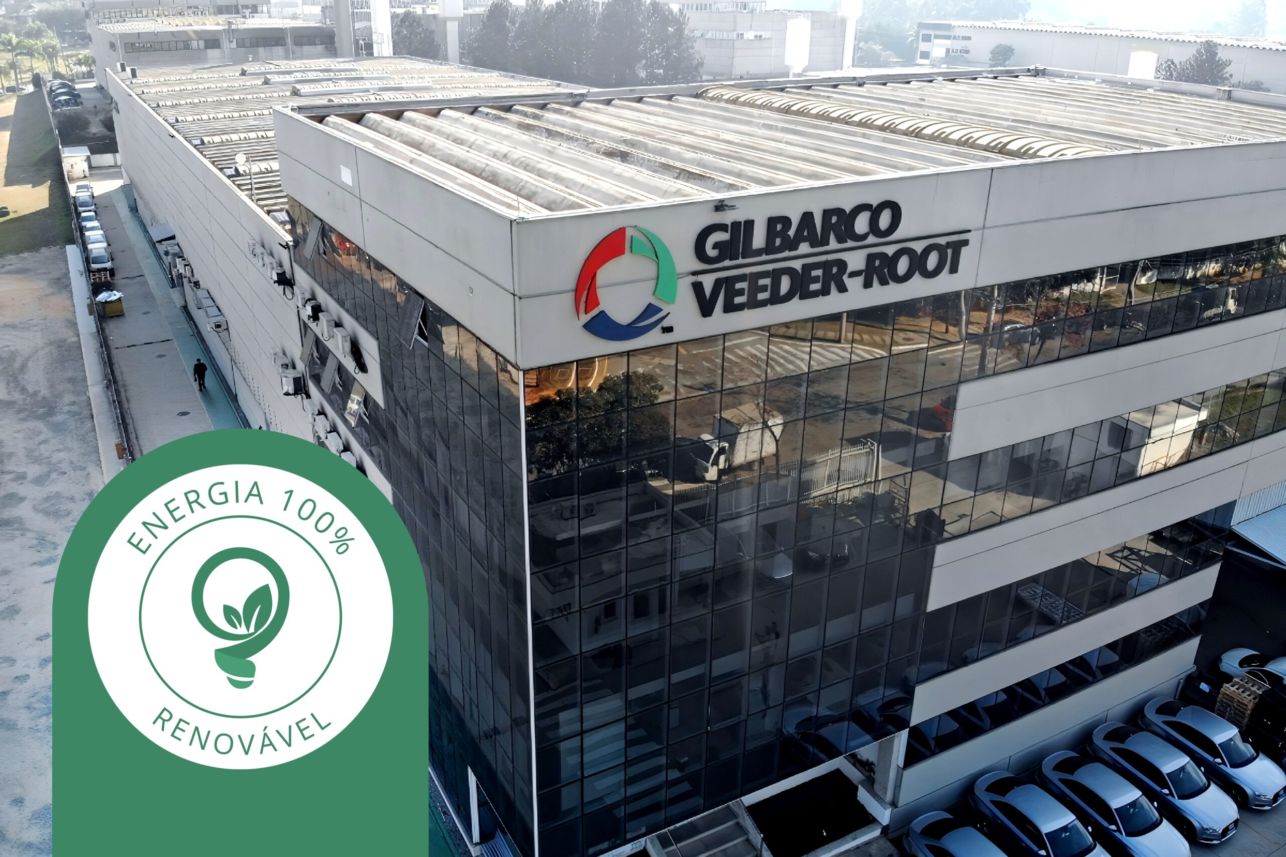 A Fábrica da Gilbarco Veeder-Root Brasil passou a operar apenas com energia renovável em Barueri (SP).