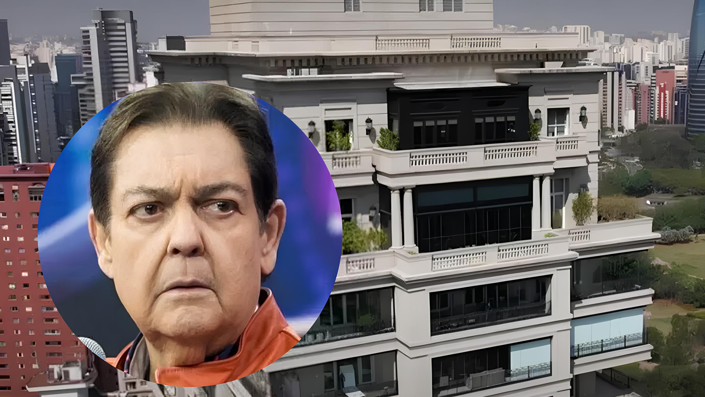 Cobertura de 1.413 m² que pertenceu a Faustão no Jardim Europa: imóvel avaliado em R$ 120 milhões com cinco suítes é um dos mais caros de São Paulo