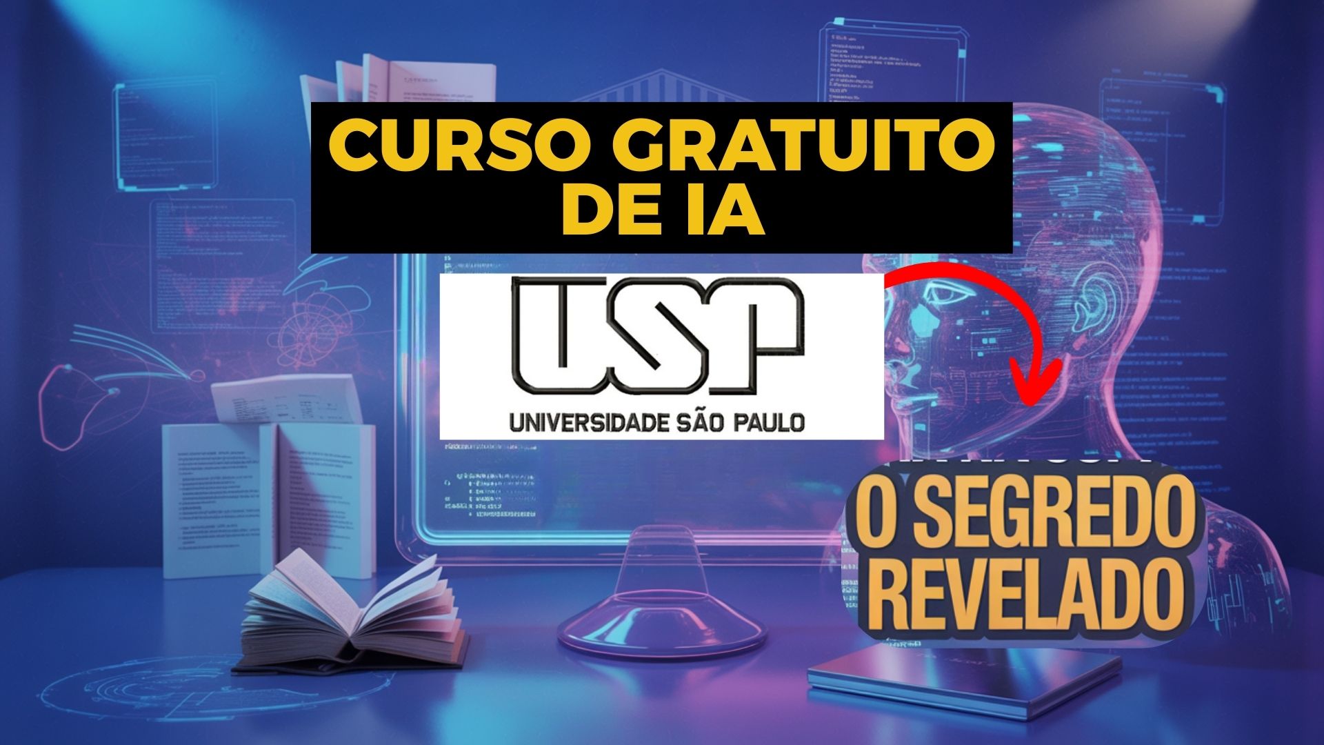 USP oferece curso gratuito online em outubro sobre IA aplicada à pesquisa, com foco em análise científica, prompts e certificado.