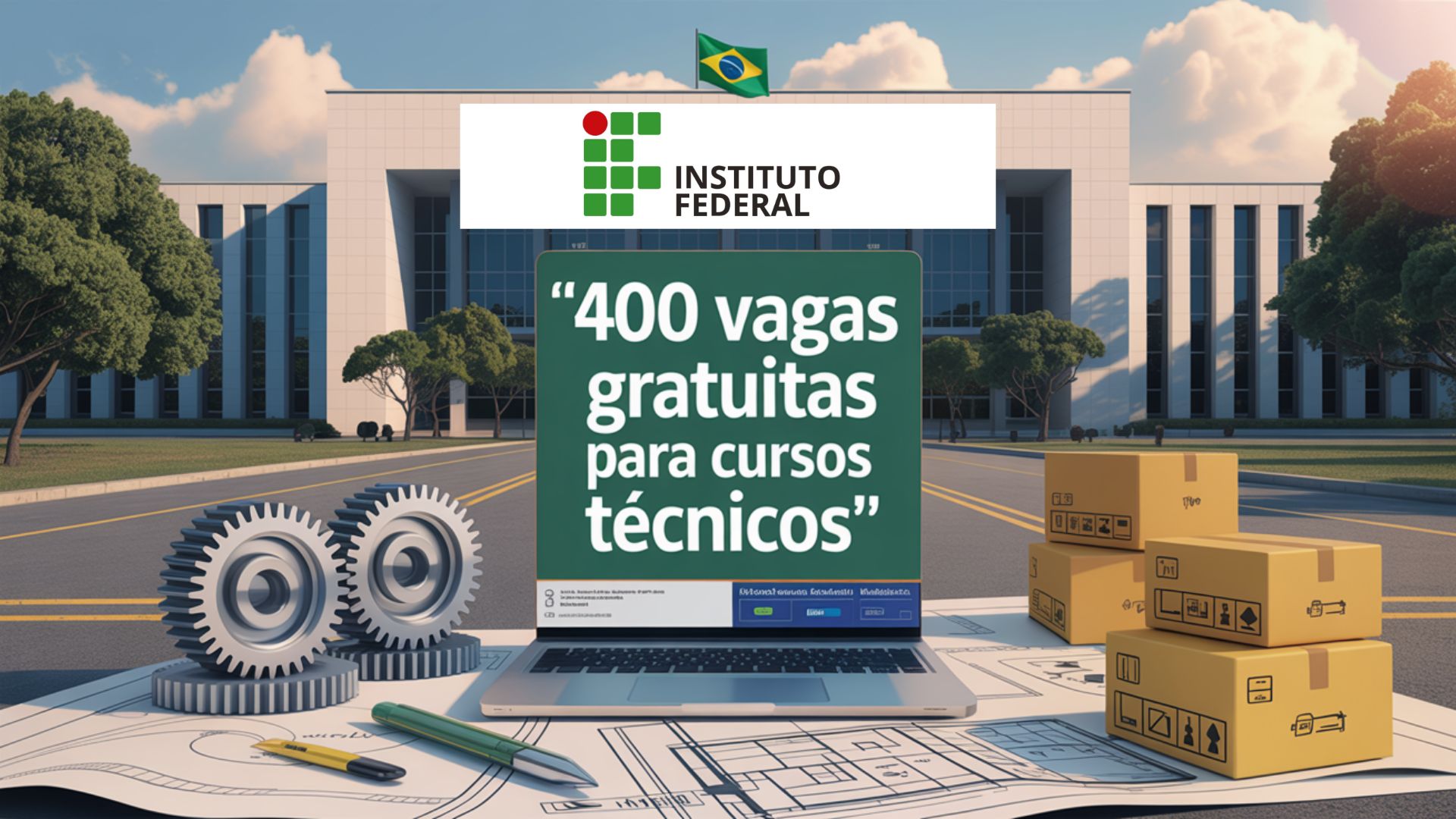 IFSP abre 400 vagas em cursos técnicos gratuitos em Cubatão e Registro. Inscrições até 20 de outubro e prova em dezembro.