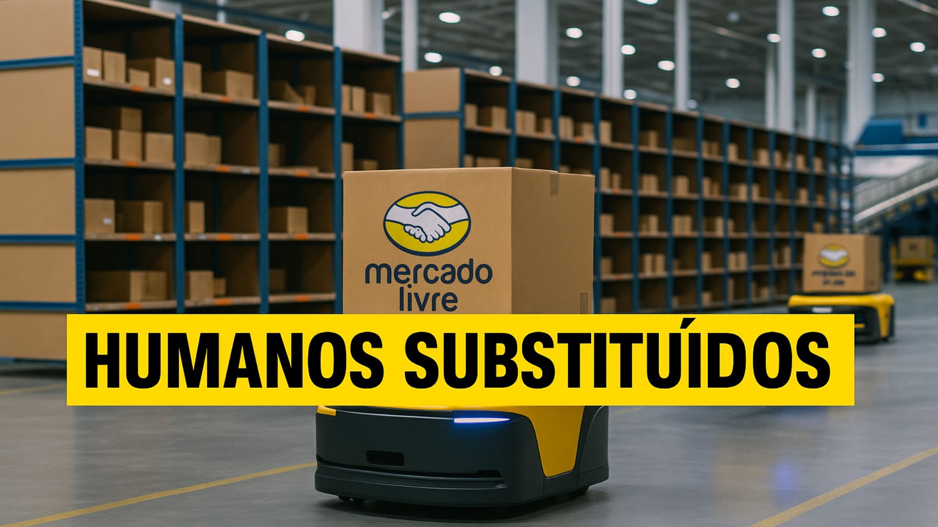 Mercado Livre amplia automação com 125 robôs, acelera pedidos em 1 hora e reforça contratações no Brasil.