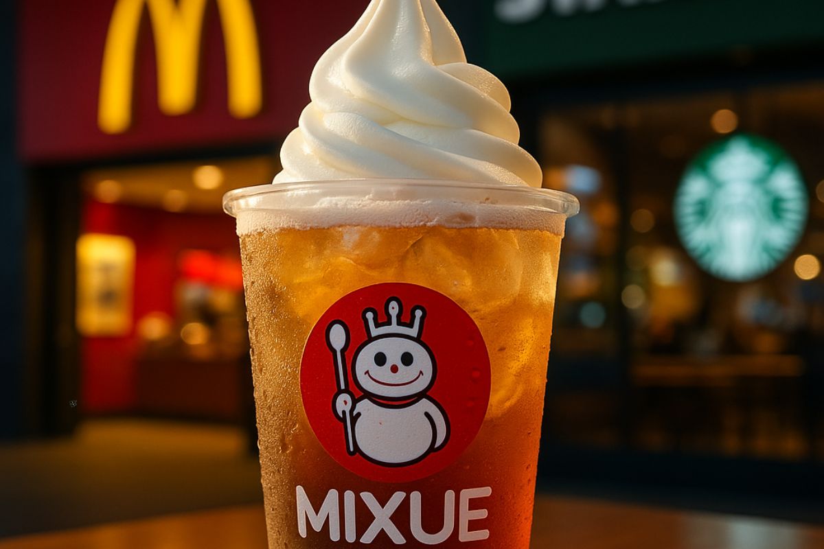 A gigante chinesa Mixue estreia no Brasil com investimento de R$ 3,2 bi, prometendo preços até 40% menores que McDonald’s e Starbucks. Rede aposta em sorvetes, chás e fast-food acessível para conquistar consumidores.