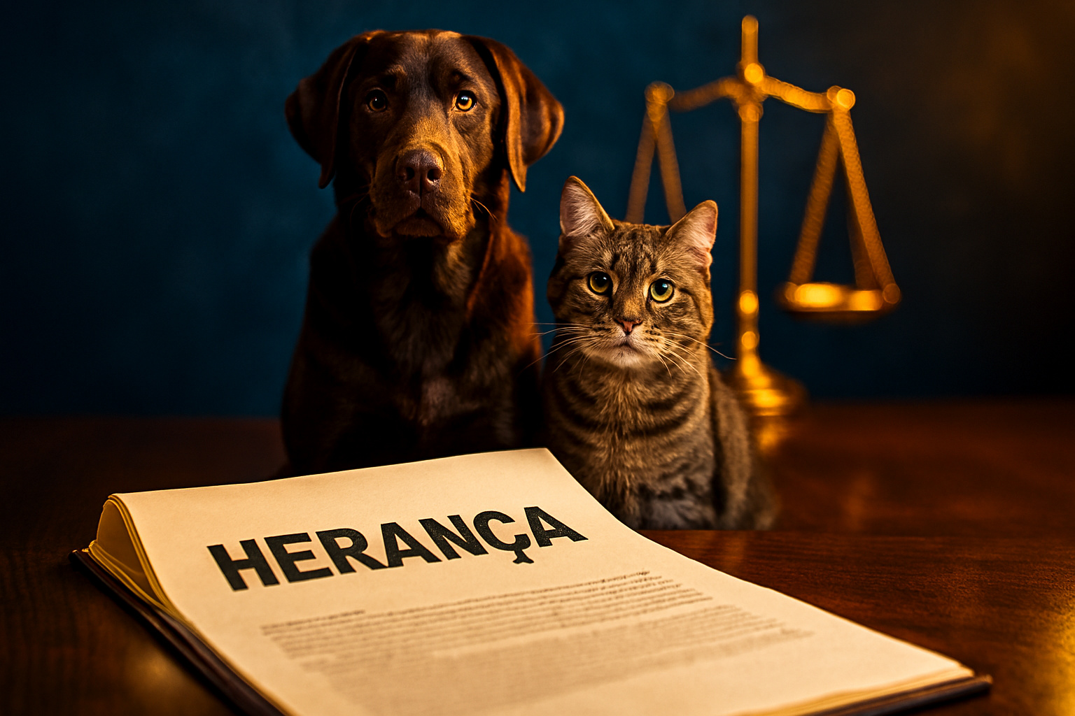 Herança não fica só para pessoas: Justiça confirma que donos podem destinar bens para cuidar de cães e gatos, garantindo sustento e cuidados após a morte dos donos