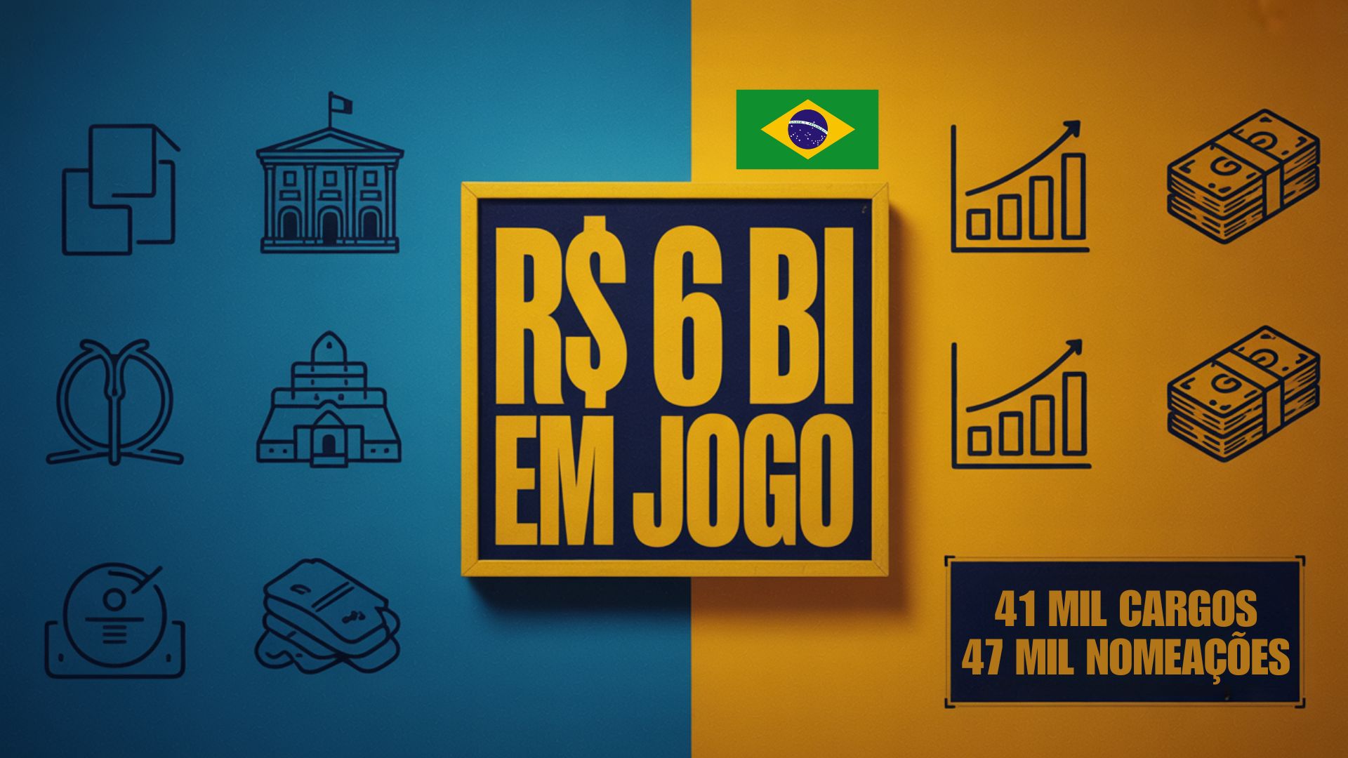 Governo prevê 41 mil novos cargos e 47 mil nomeações no PLOA 2026, com impacto bilionário e destaque para o Executivo federal.