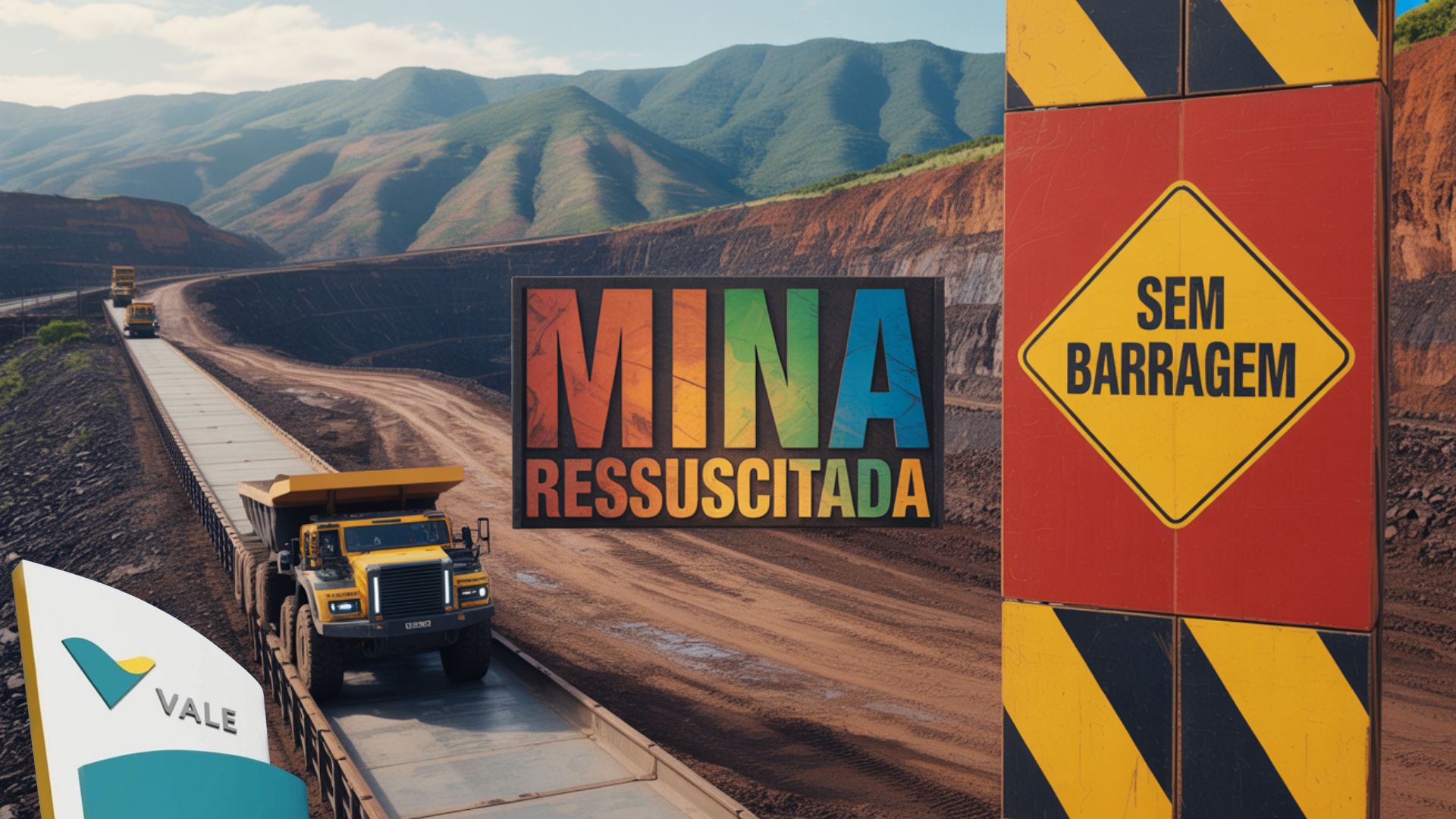 Vale reabre Mina Capanema após 22 anos, com operação a seco, transporte autônomo e investimento bilionário em mineração sustentável.