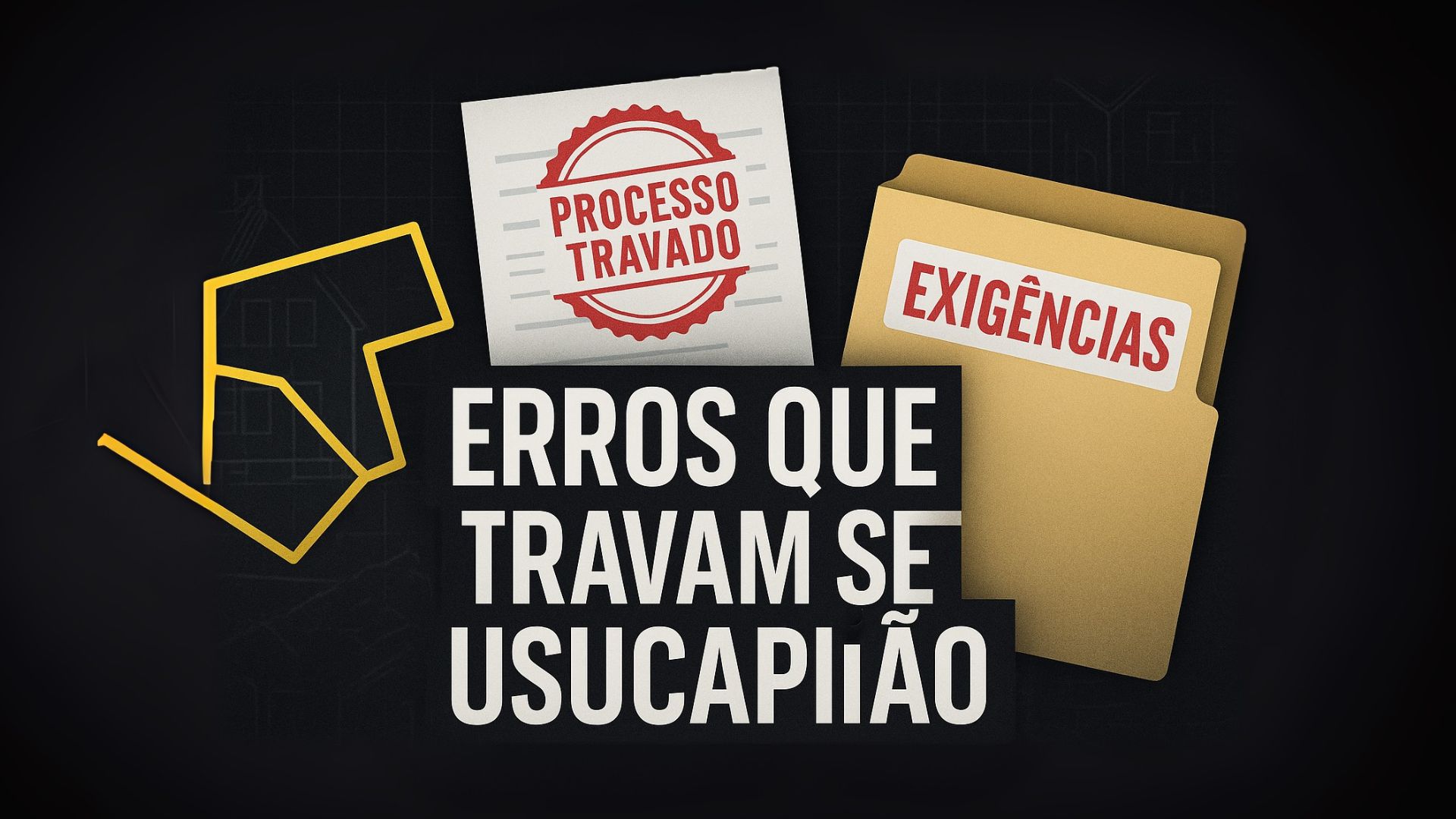 Descubra os 5 erros técnicos que mais atrasam o usucapião extrajudicial em 2025 e como evitar travas no cartório.