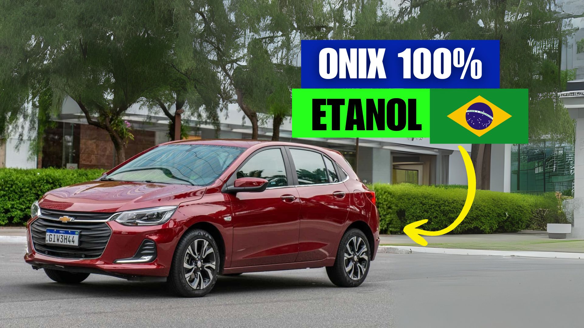 Chevrolet Onix pode ganhar versão 100% a etanol em 2026, com motor recalibrado, preço reduzido e apoio de incentivo verde.