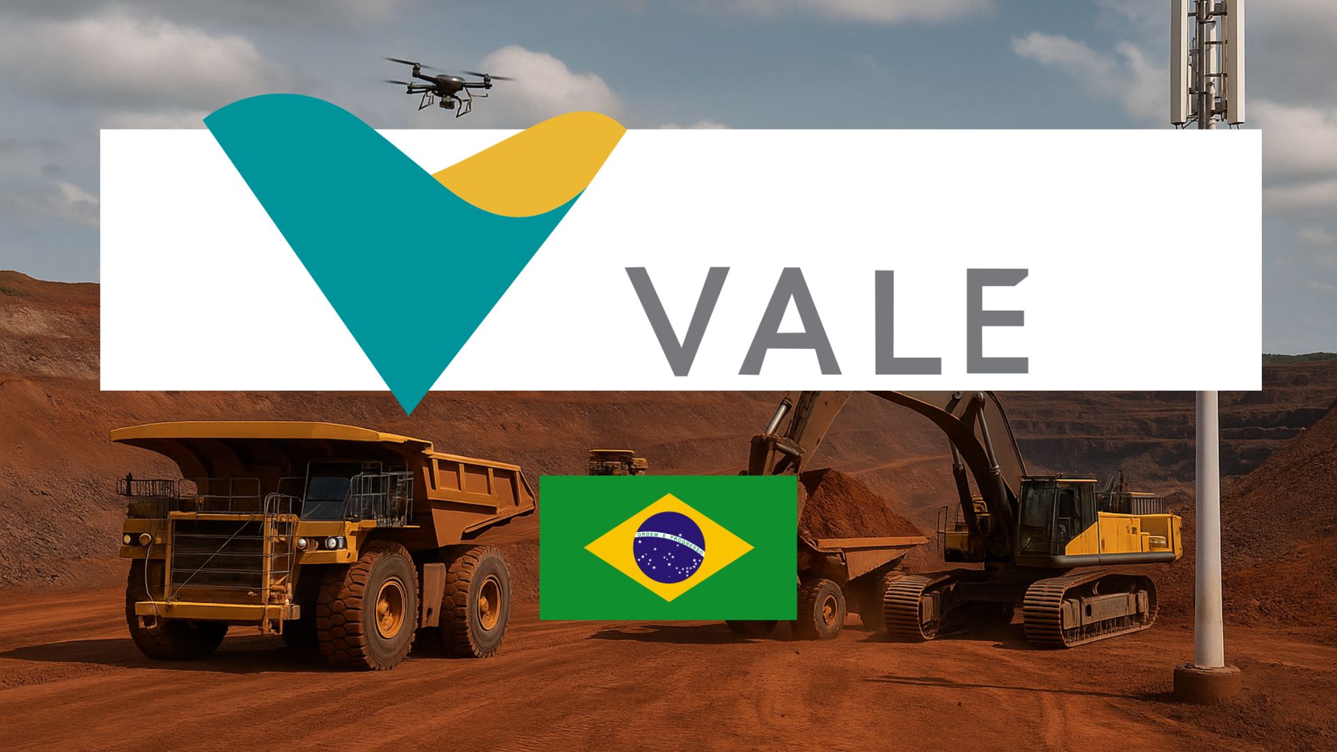 Vale e Huawei negociam projeto de minas inteligentes com 5,5G, automação e controle remoto para ampliar produtividade e segurança.