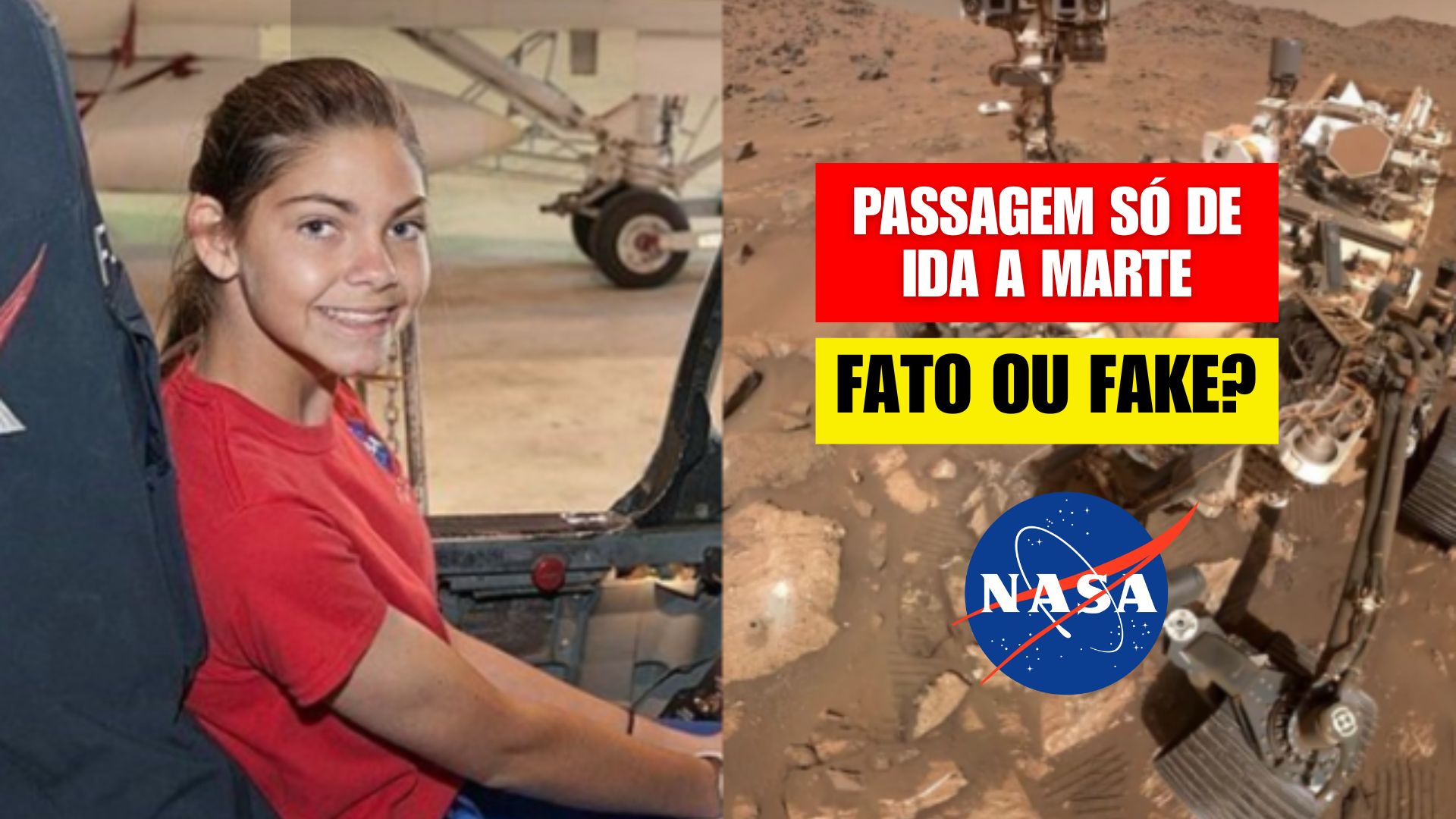 Publicação viral atribuiu a Alyssa Carson missão da NASA para Marte sem volta, mas não há seleção ou anúncio oficial confirmado.
