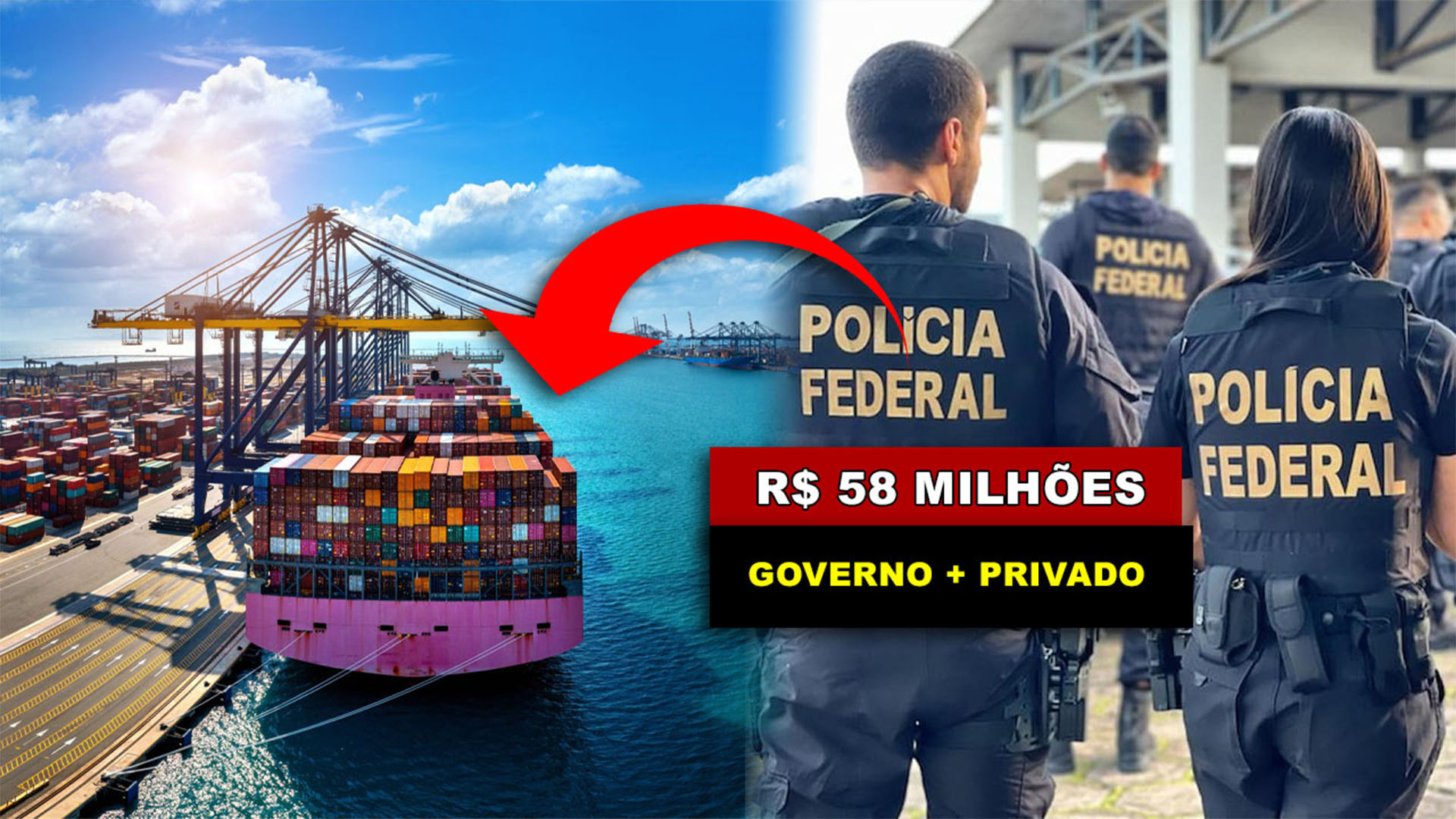 Investimento de R$ 58 milhões do Governo e apoio privado vai construir sede da PF no maior porto da américa latina com entrega prevista para 2027
