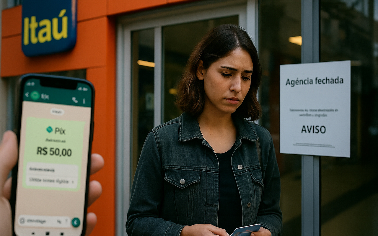 Itaú acelera reestruturação e agências 'somem do mapa' enquanto lucro sobe e banco empurra clientes para o digital