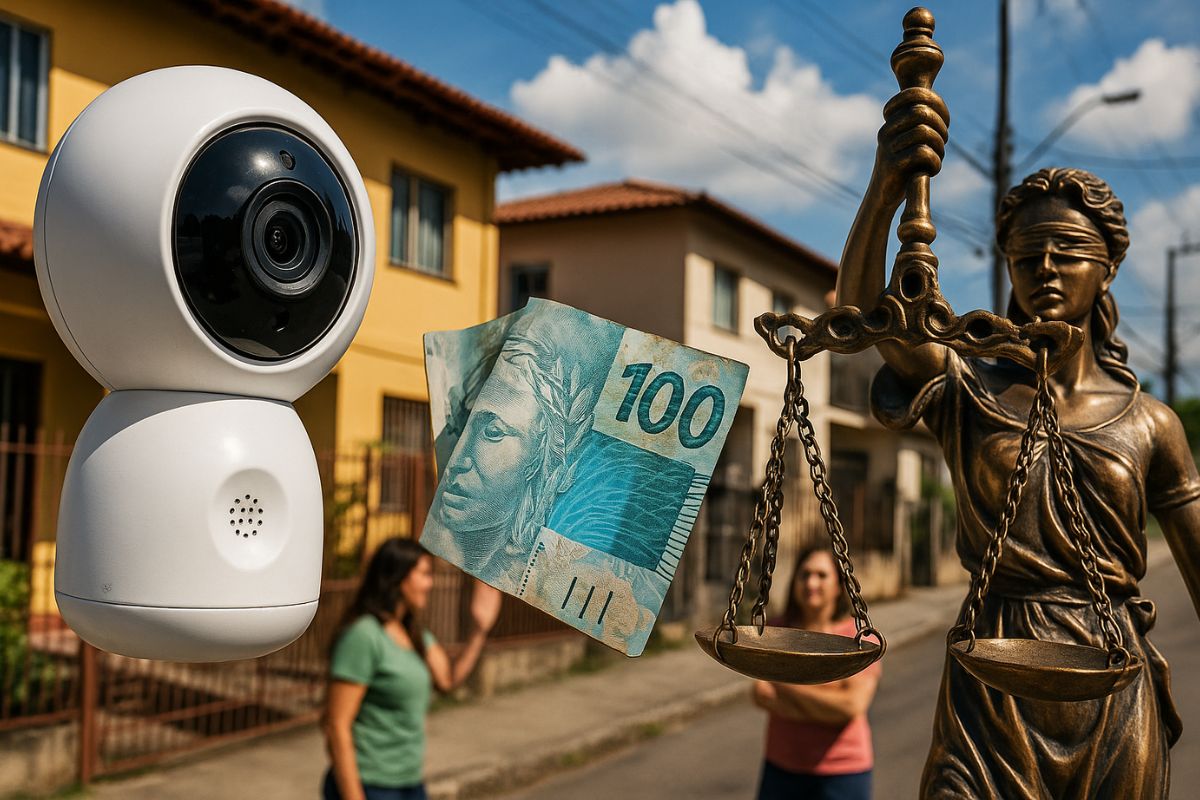 O TJ-MG condenou moradora ao pagamento de indenização de R$ 12 mil por uso de câmeras de segurança que violaram a privacidade de vizinha em Minas Gerais.