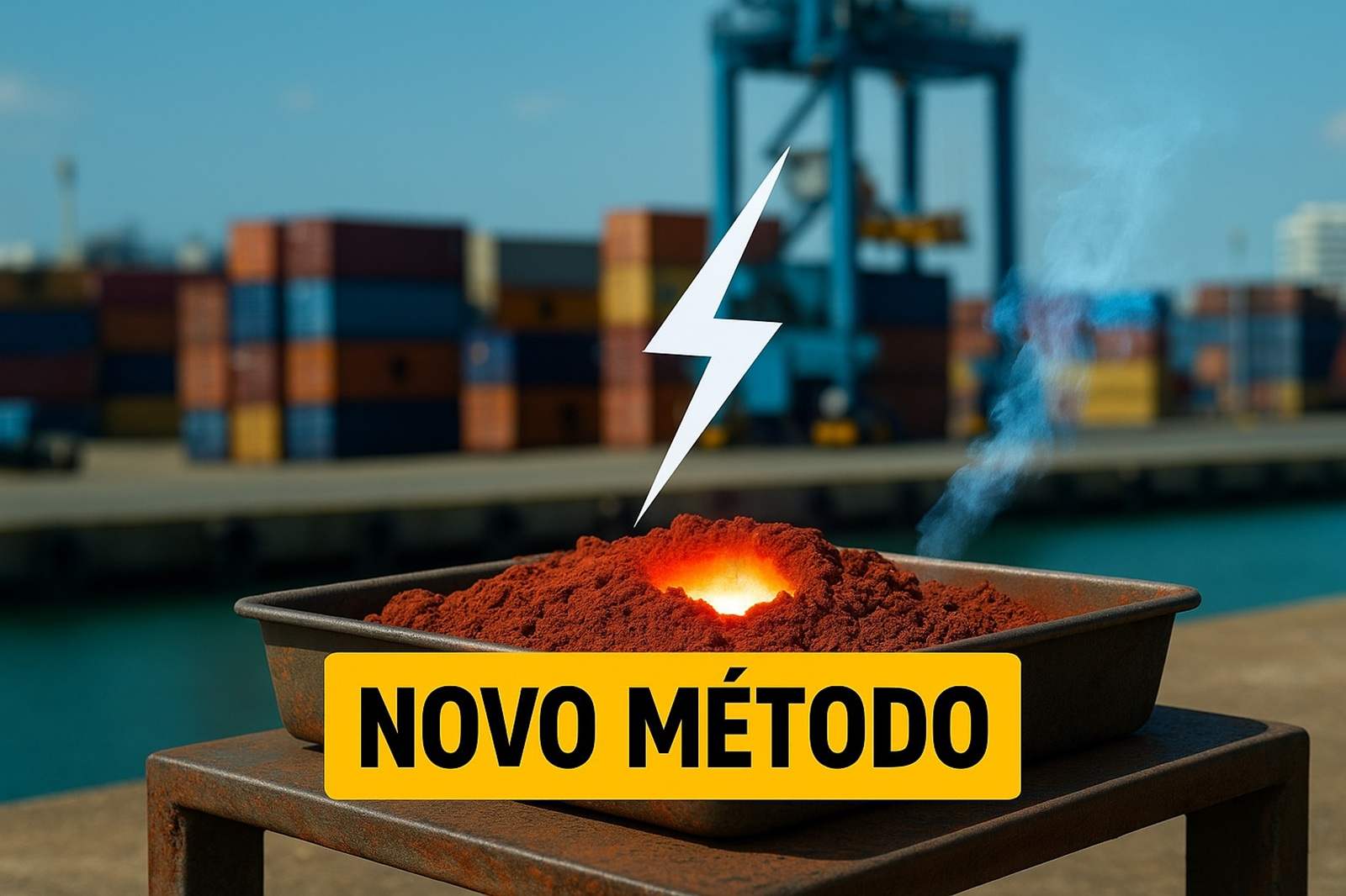 Pesquisadores criam método que descontamina a lama vermelha em segundos, recupera alumínio e possibilita seu uso seguro na construção civil.