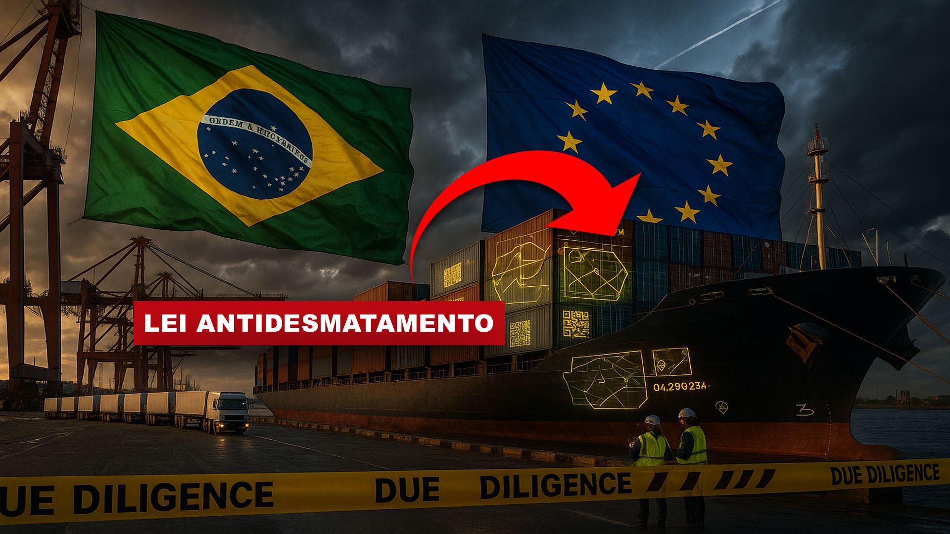 Lei antidesmatamento da UE é adiada, mas mantém rastreabilidade total e o agro brasileiro aposta em seguro de custódia para evitar bloqueios