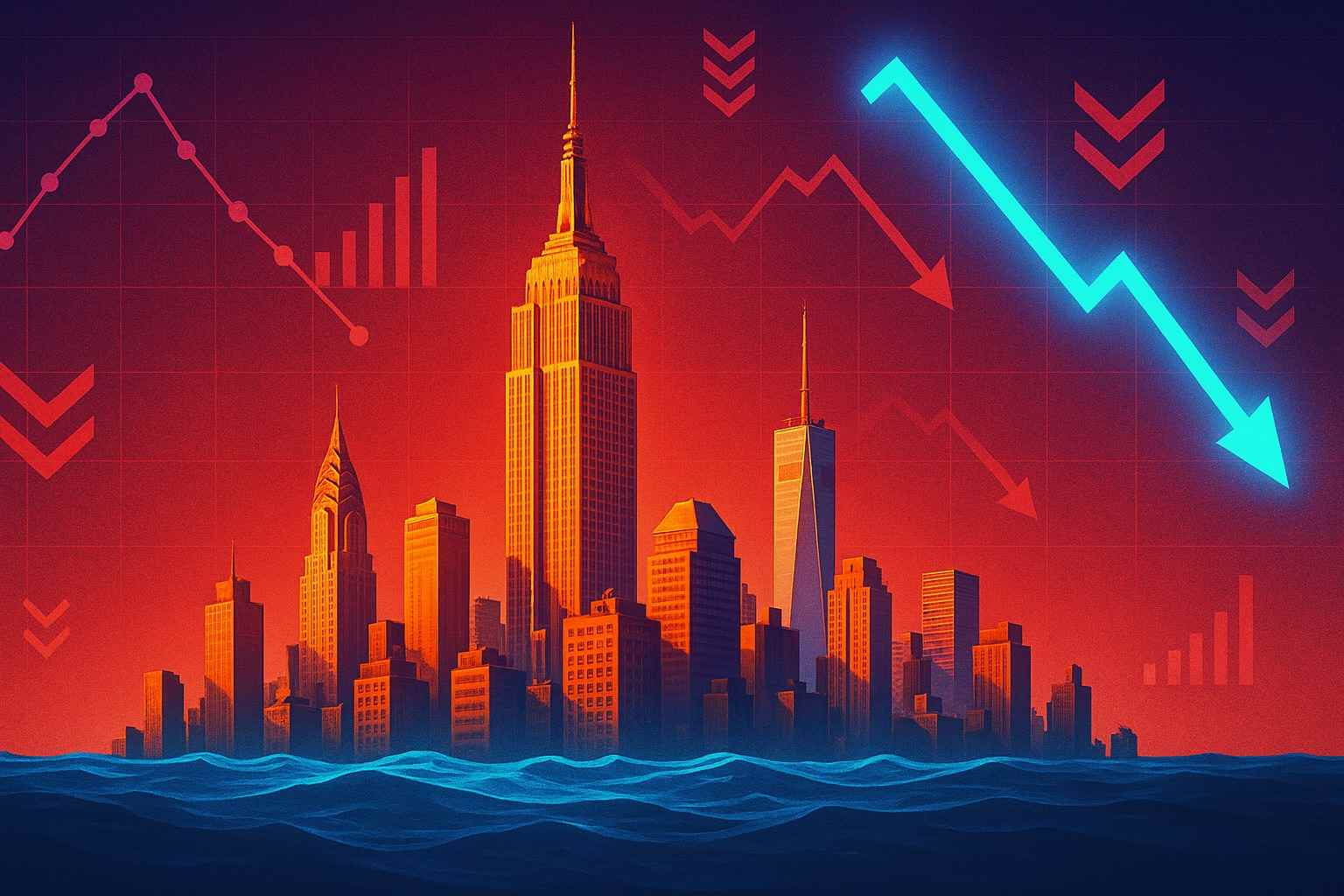 Estudo revela que 29 mil edifícios estão em áreas de alto risco enquanto grandes cidades dos EUA afundam de forma silenciosa.