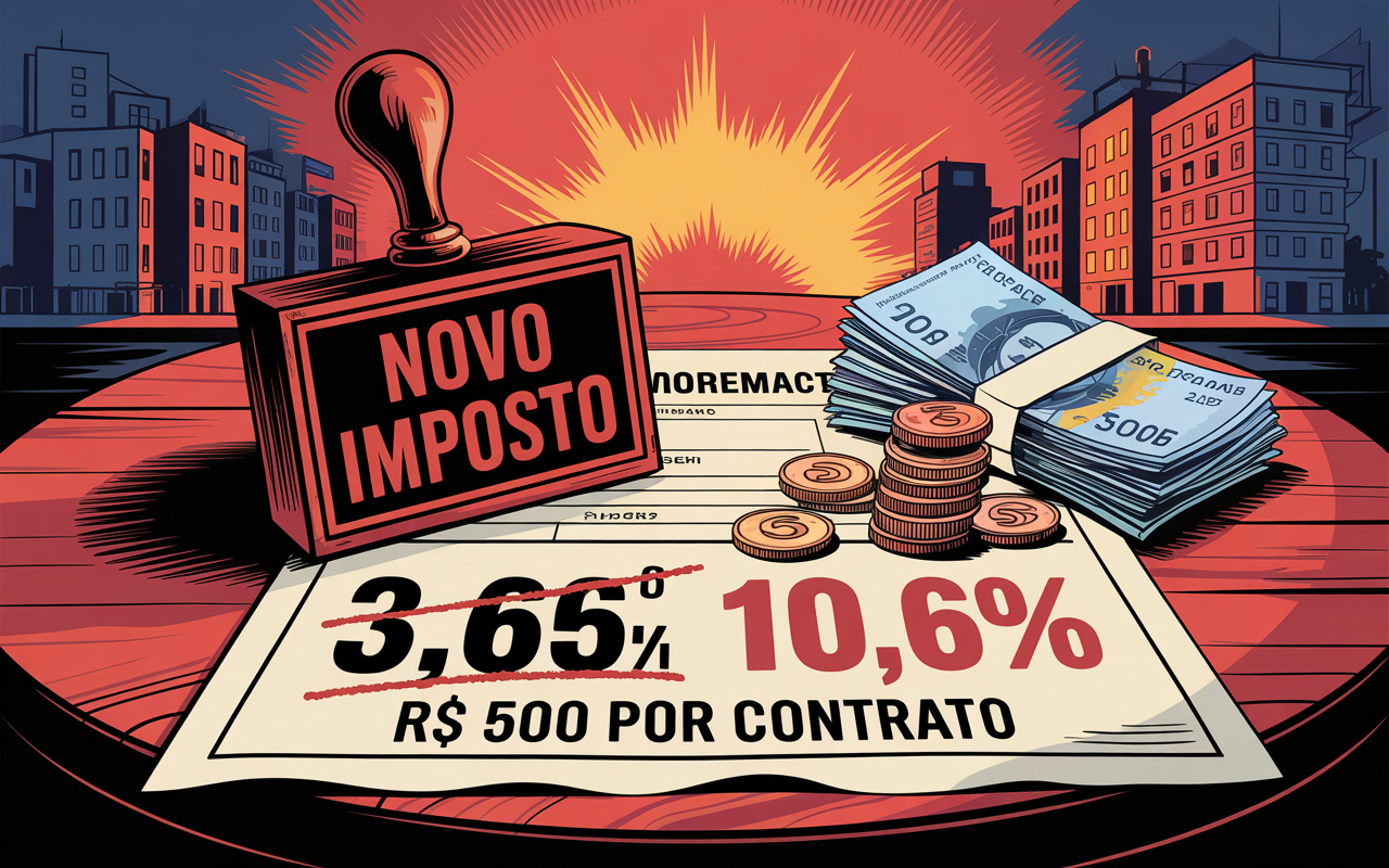 Nova regra pode triplicar imposto: Reforma Tributária encarecerá aluguel de imóveis, elevando a alíquota de 3,65% para 10,6% e cobrará até R$ 500 por contrato
