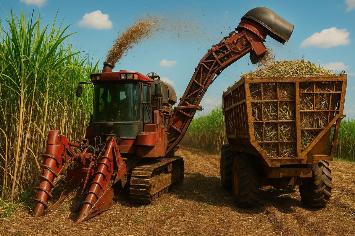 Brasil domina 37% da produção mundial de cana-de-açúcar, quase o dobro da Índia e sete vezes mais que a China